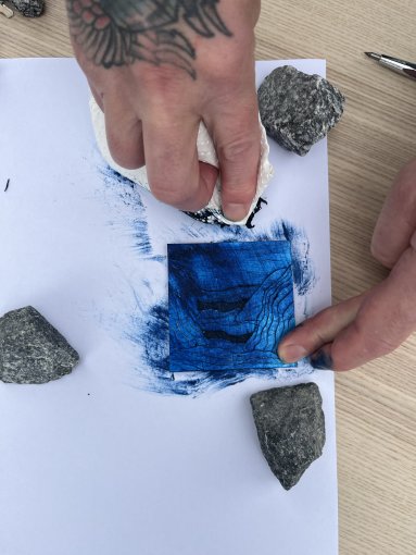 Verksted på Bymuseet i Bodø: Min utsikt, ditt fjell - Printworkshop