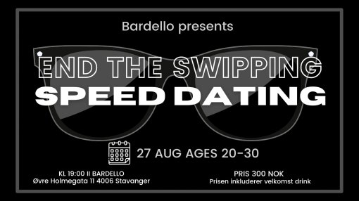 Speed ​​Dating: 27 August 2025 Ages 20-30