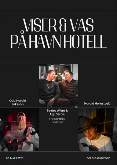 UTSOLGT - Viser & Vas på HAVN