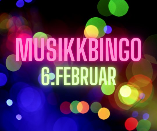 MUSIKKBINGO! 🪩🌈🎶