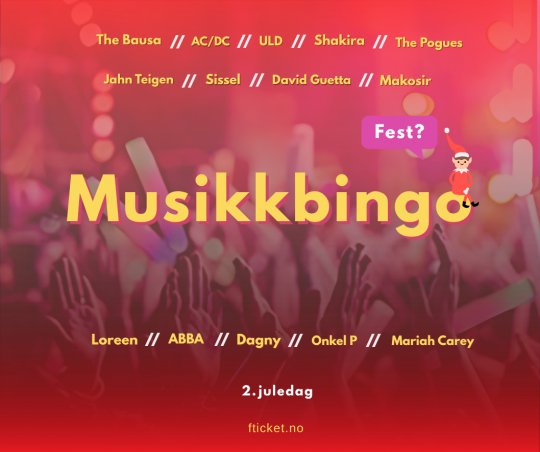 Musikkbingo & fest