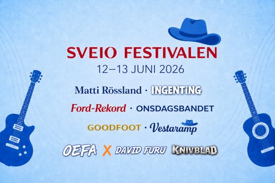 Sveiofestivalen 2026