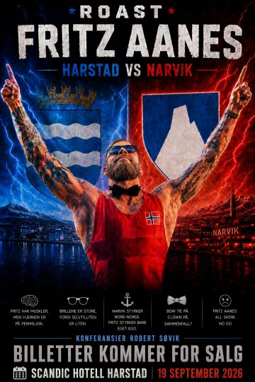 Roast - Fritz Aanes. Harstad VS Narvik
