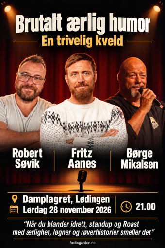 Brutalt ærlig humor